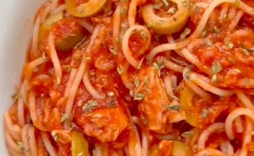 espaguetis veganos