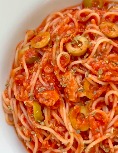 espaguetis veganos