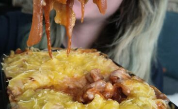 pollo gratinado vegano