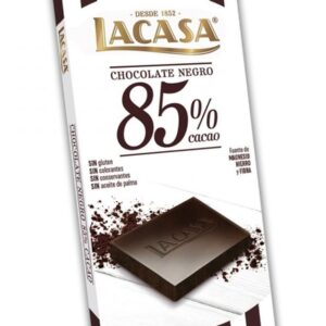 TABLETA DE CHOCOLATE 85% CACAO 100g