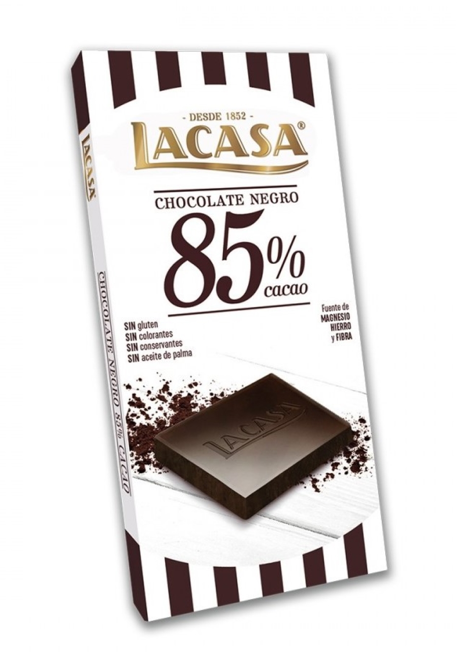 tableta-chocolate-85-cacao-100-g TABLETA DE CHOCOLATE 85% CACAO 100g - Imagen 1