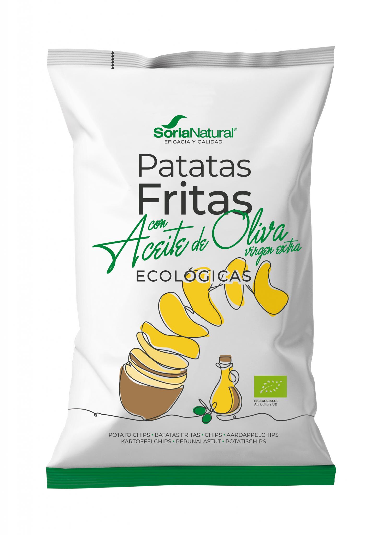 PAPATAS FRITAS CON ACEITE DE OLIVA VIRGEN ECO 100g - Imagen 1