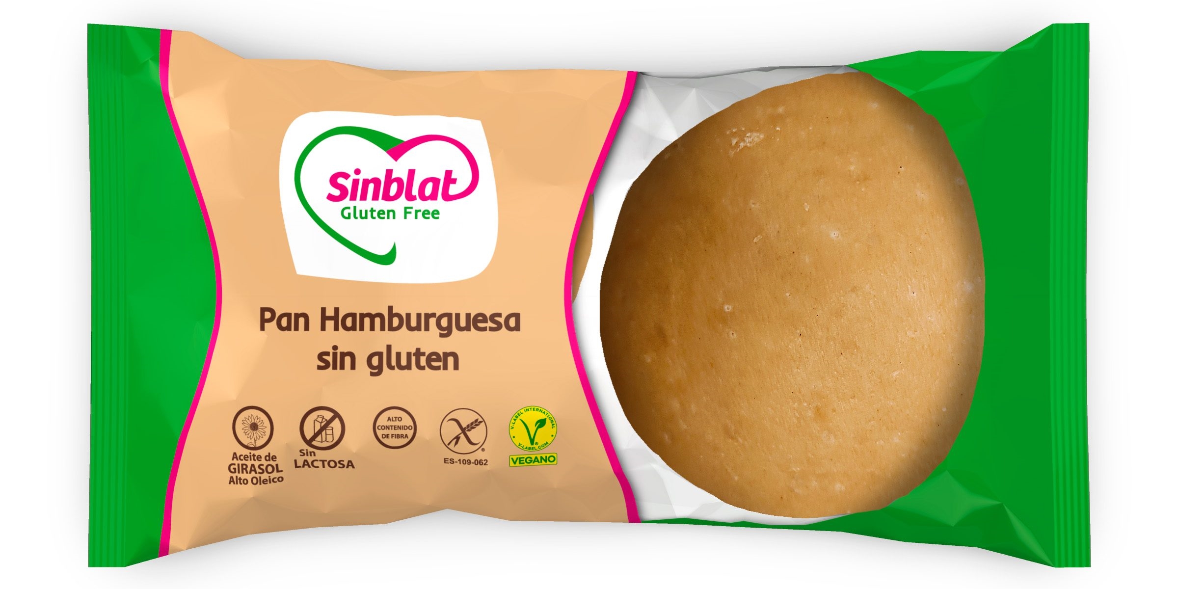 PAN DE HAMBURGUESA SIN GLUTEN - PAN DE HAMBURGUESA VEGANA Y SIN GLUTEN - Imagen 1