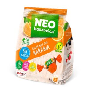 NEO BOTANICA-GOLOSINAS NARANJA SIN AZÚCAR 72G