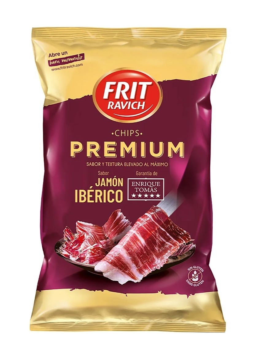 JAMON IBERICO FRIT RAVICH PAPAS FRITAS SABOR JAMON IBERICO 150g - Imagen 1