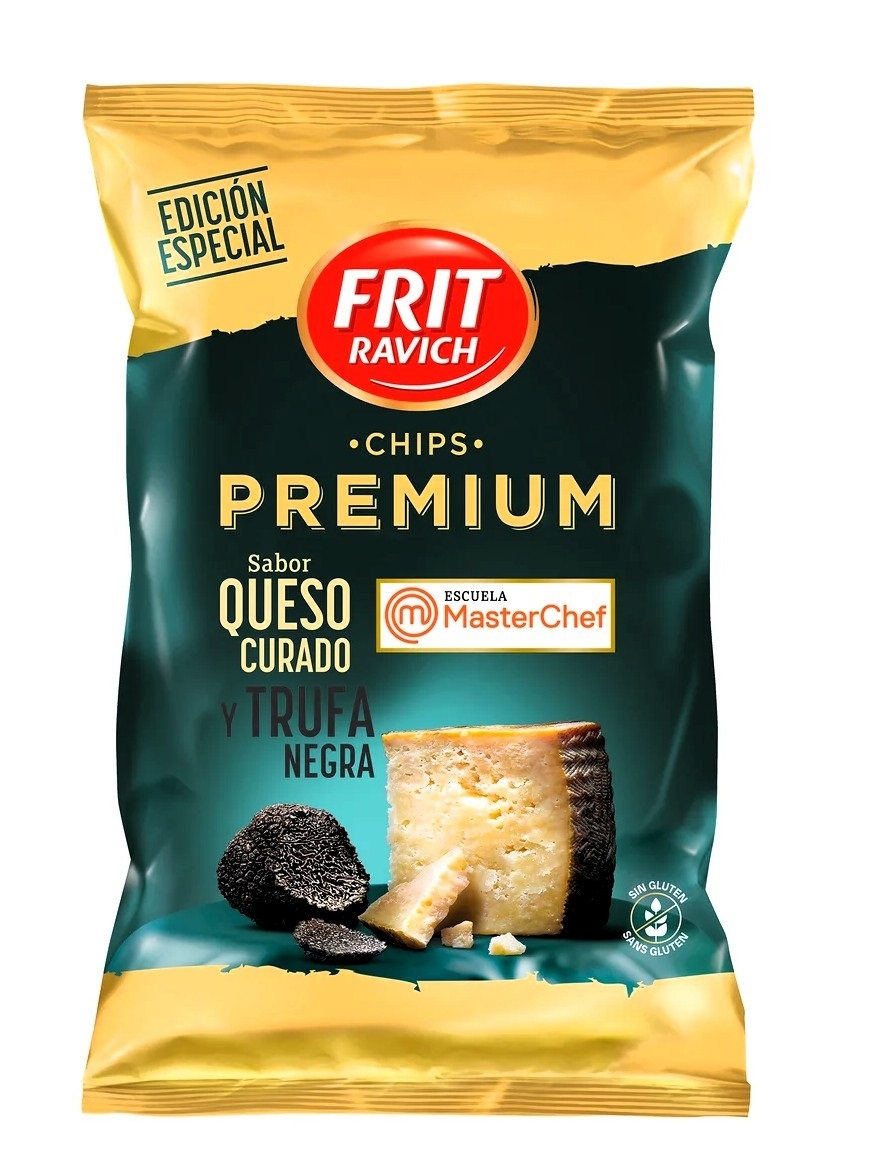 QUESO CURADO Y TRUFA FRIT RAVICH PAPAS FRITAS PREMIUM KESO CURADO Y TRUFA 150g - Imagen 1
