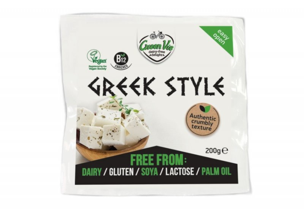 CHEESE -greek-style_site FETA ORÉGANO Y ACEITE DE OLIVA GREEN VIE 200g - Imagen 1