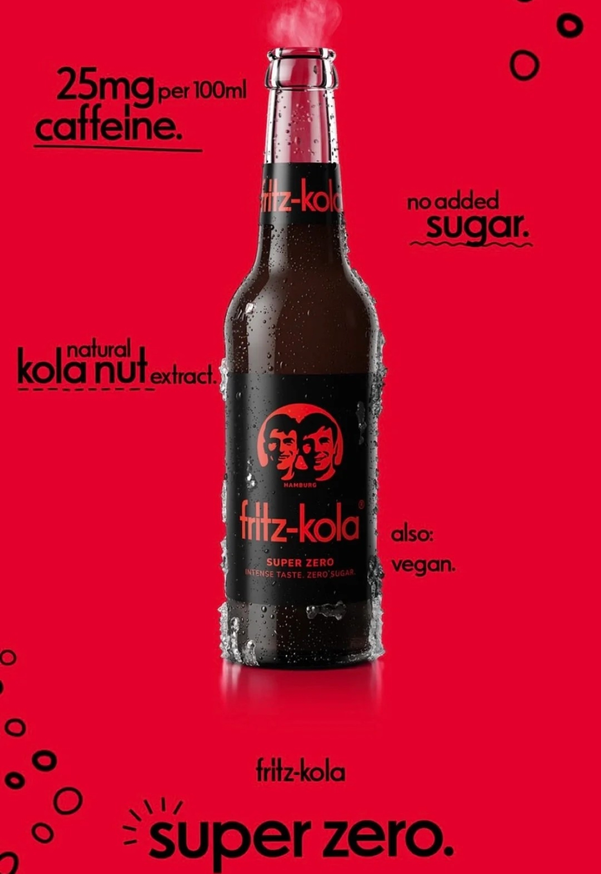 FRITZ ZERO FRITZ-KOLA ZERO SUGAR-FREE 33 cl - Imagen 2