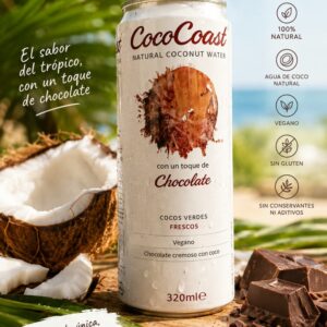 AGUA DE COCO CON CHOCOLATE COCO COAST 320ml - imagen adicional