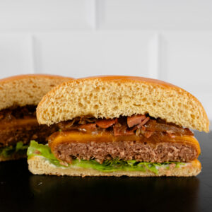 Burger Amara sabor vacuno, sugerencia de presentación