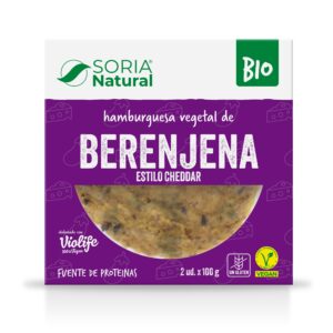 HAMBURGUESA DE BERENJENAS CON CHEDDAR VIOLIFE 2X100g