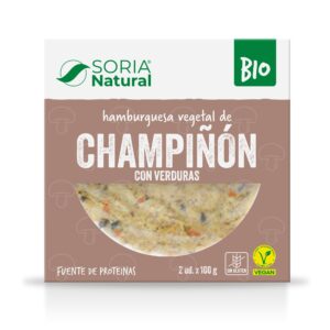 HAMBURGUESA DE CHAMPIÑONES Y VERDURAS 2X100g