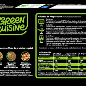 TIRAS ESTILO AMERICANO GREEN CUISANE 0% POLLO 210g